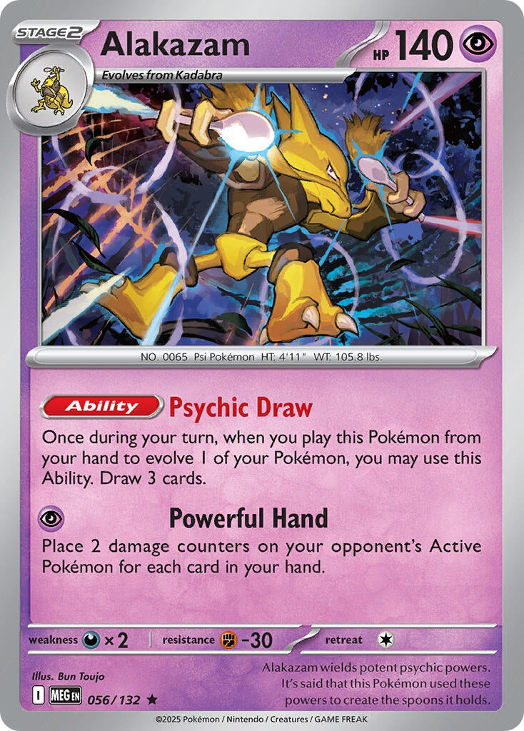 Image for Alakazam (056/132) (PR) - Pokemon