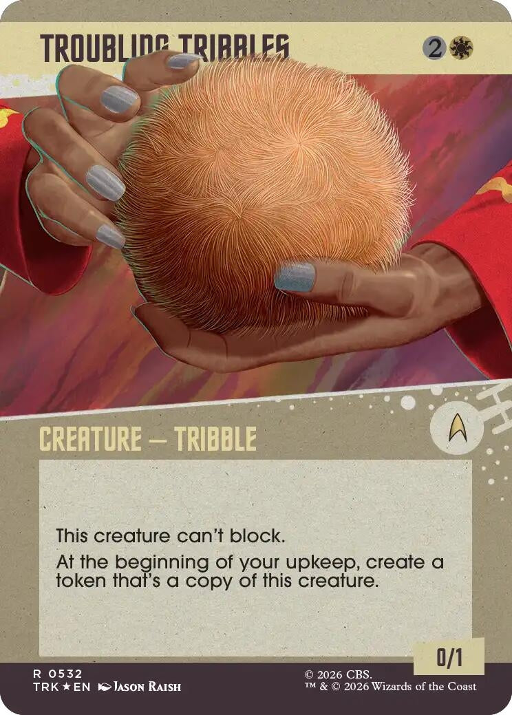 Image for Troubling Tribbles (Showcase) (Surge Foil) (532) (TRK) - Magic: The Gathering