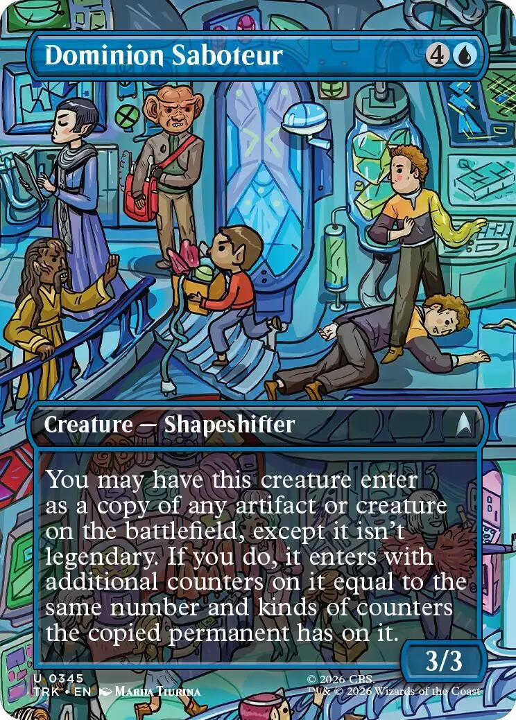 Image for Dominion Saboteur (Borderless) (345) (TRK) - Magic: The Gathering