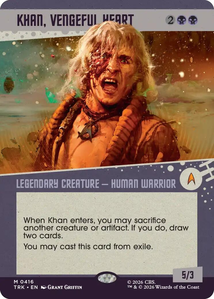 Image for Khan, Vengeful Heart (Showcase) (416) (TRK) - Magic: The Gathering