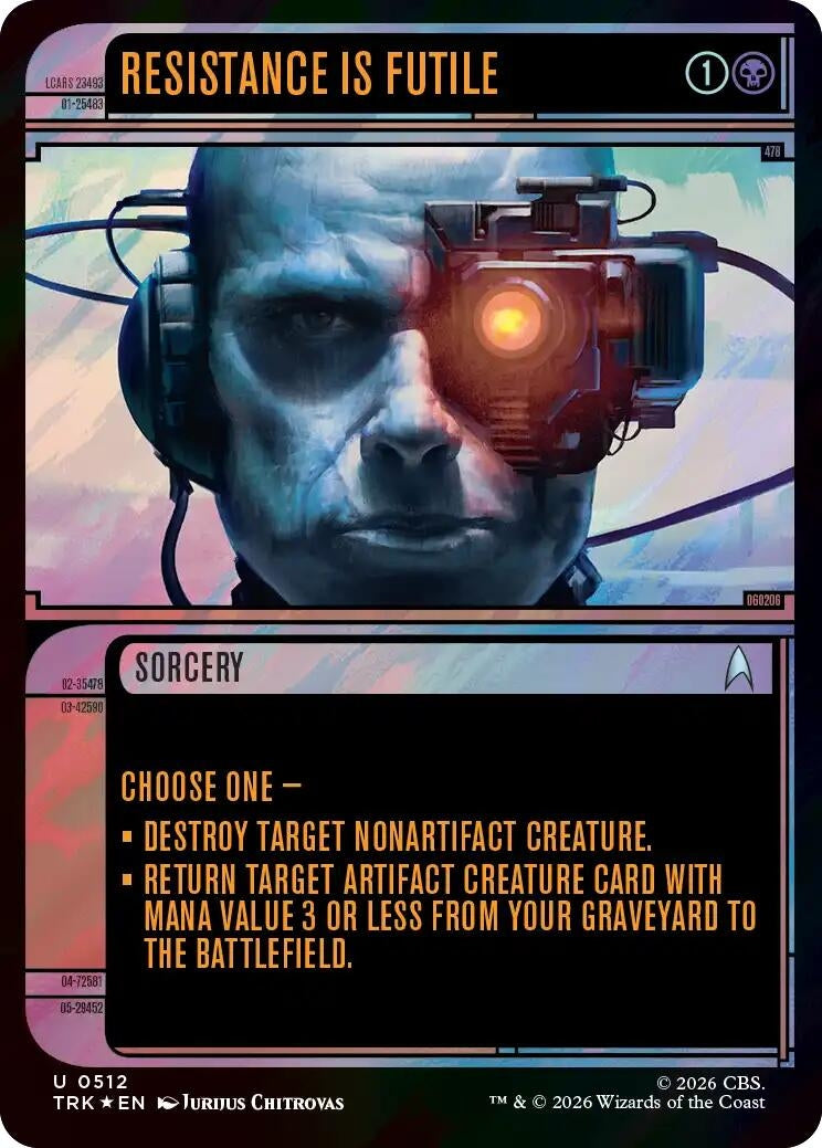 Image for Resistance Is Futile (Showcase) (Surge Foil) (512) (TRK) - Magic: The Gathering