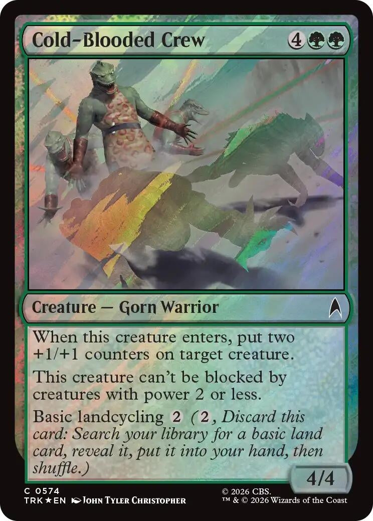 Image for Cold-Blooded Crew (574) (TRK) - Magic: The Gathering