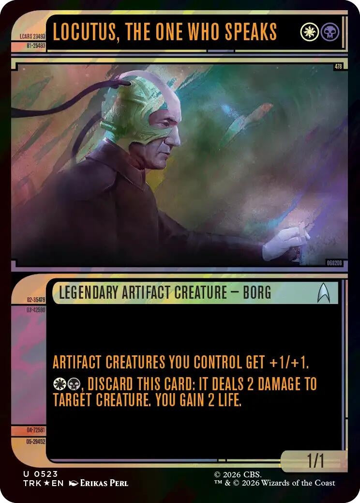 Image for Locutus, the One Who Speaks (Showcase) (Surge Foil) (523) (TRK) - Magic: The Gathering