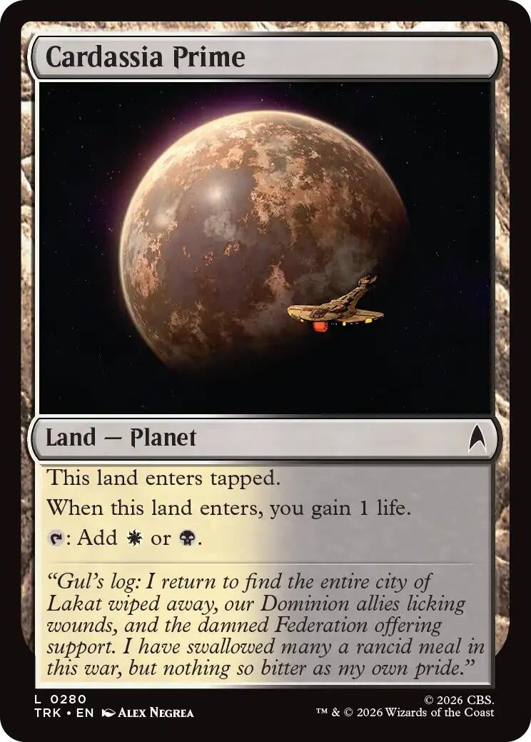 Image for Cardassia Prime (280) (TRK) - Magic: The Gathering