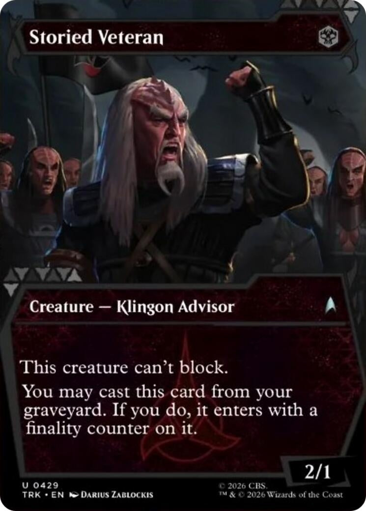 Image for Storied Veteran (Showcase) (429) (TRK) - Magic: The Gathering