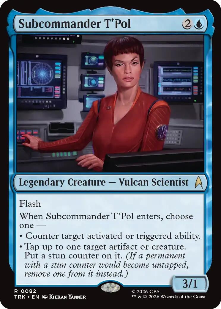 Image for Subcommander T'Pol (82) (TRK) - Magic: The Gathering