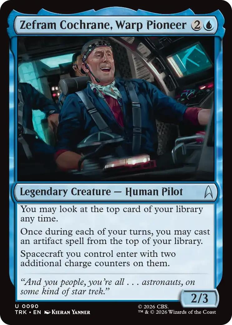 Image for Zephram Cochrane, Warp Pioneer (90) (TRK) - Magic: The Gathering