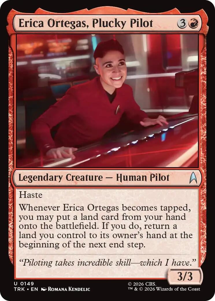 Image for Erica Ortegas, Plucky Pilot (149) (TRK) - Magic: The Gathering