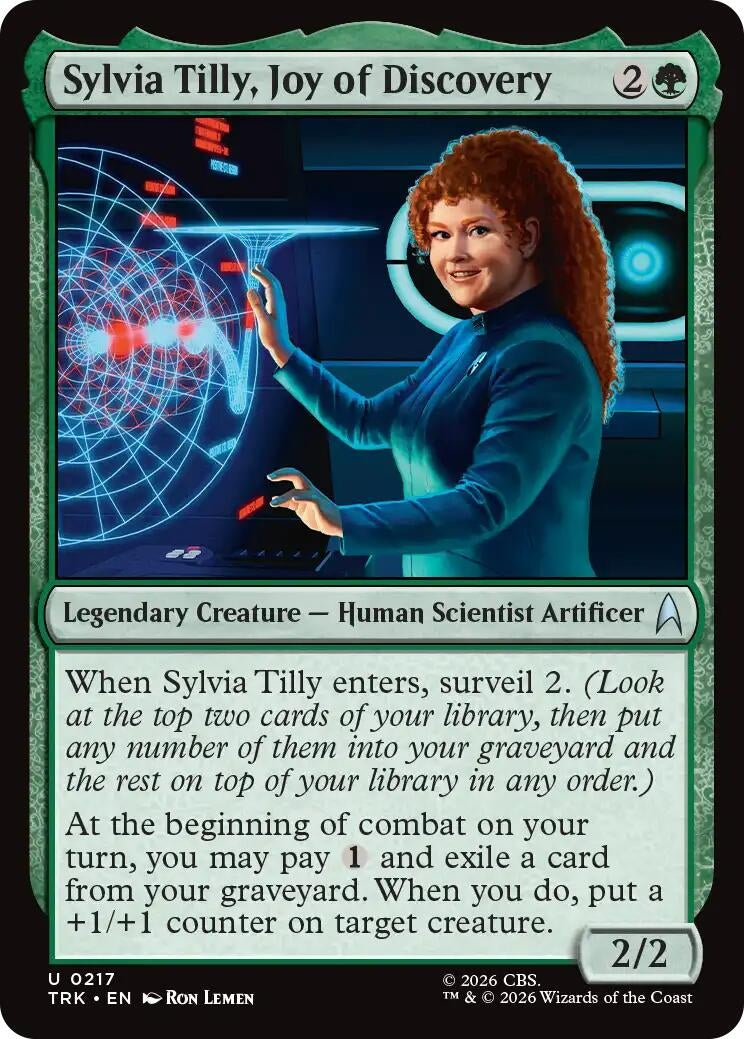 Image for Sylvia Tilly, Joy of Discovery (217) (TRK) - Magic: The Gathering