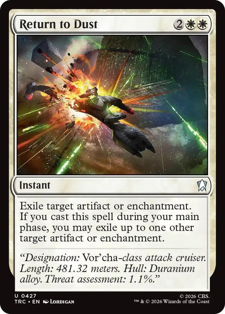 Image for Return to Dust (427) (TRC) - Magic: The Gathering