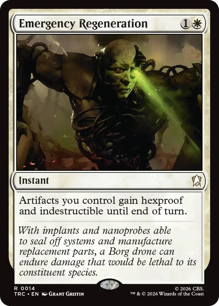 Image for Emergency Regeneration (Surge Foil) (14) (TRC) - Magic: The Gathering
