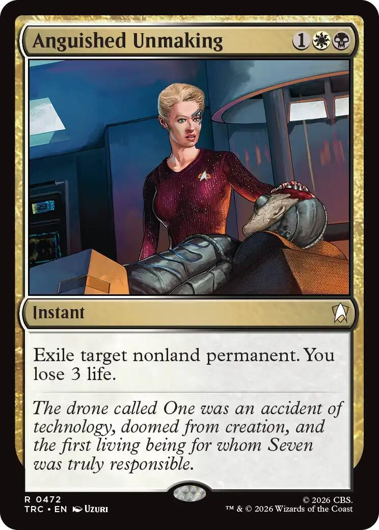 Image for Anguished Unmaking (Surge Foil) (472) (TRC) - Magic: The Gathering