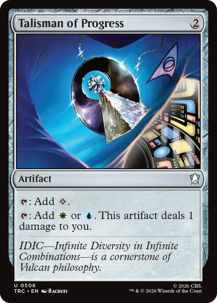Image for Talisman of Progress (508) (TRC) - Magic: The Gathering