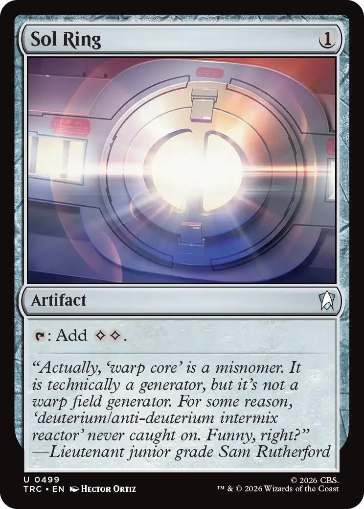 Image for Sol Ring (Surge Foil) (499) (TRC) - Magic: The Gathering