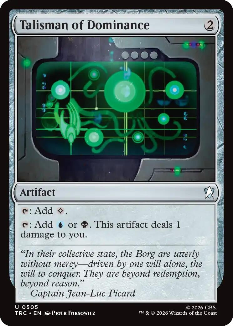 Image for Talisman of Dominance (Surge Foil) (505) (TRC) - Magic: The Gathering
