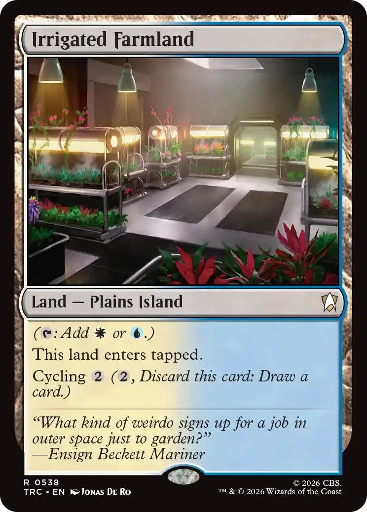 Image for Irrigated Farmland (538) (TRC) - Magic: The Gathering