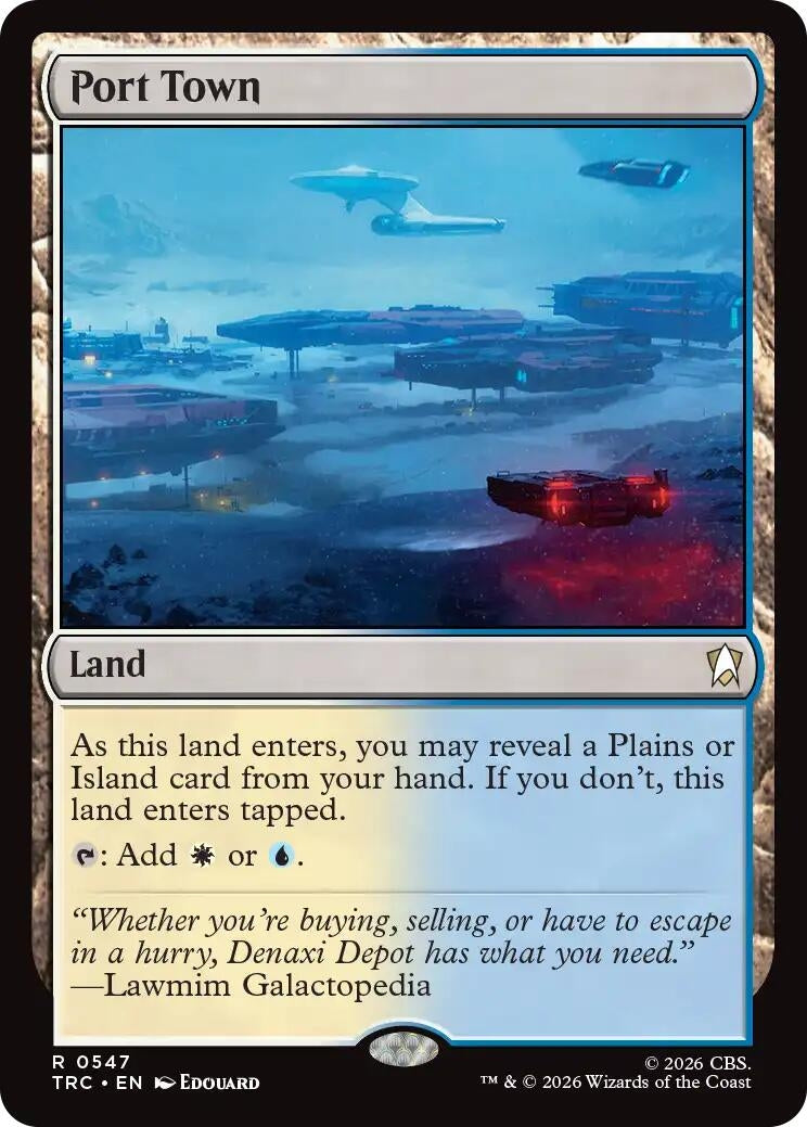 Image for Port Town (547) (TRC) - Magic: The Gathering