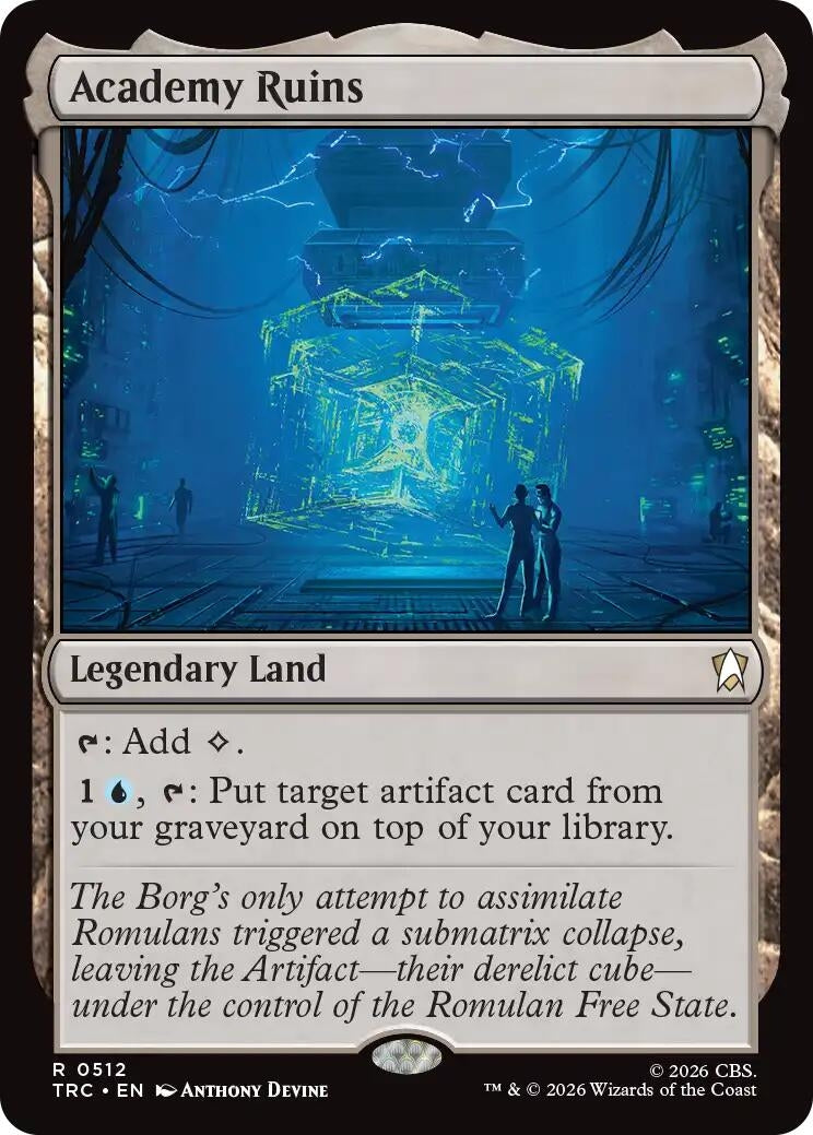 Image for Academy Ruins (Surge Foil) (512) (TRC) - Magic: The Gathering