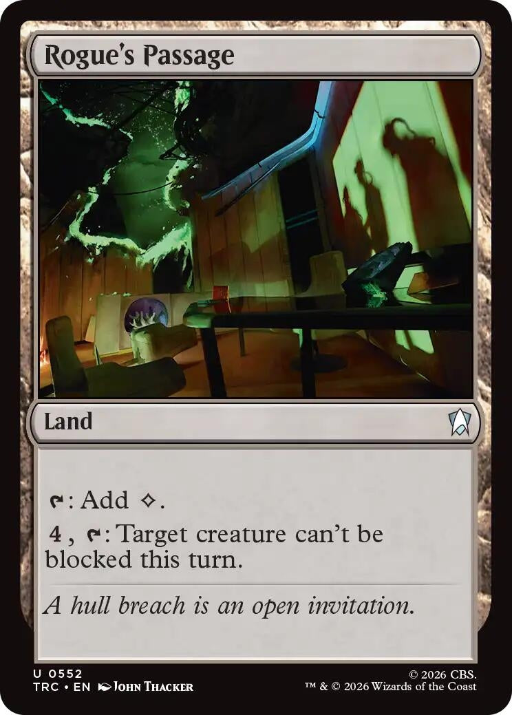 Image for Rogue's Passage (Surge Foil) (552) (TRC) - Magic: The Gathering