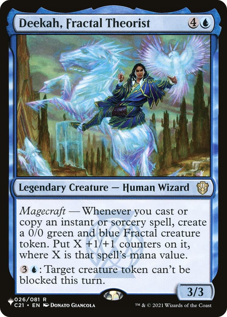 Image for Deekah, Fractal Theorist (26) (LIST) - Magic: The Gathering