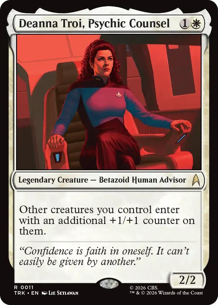 Image for Deanna Troi, Psychic Counsel (11) (TRK) - Magic: The Gathering