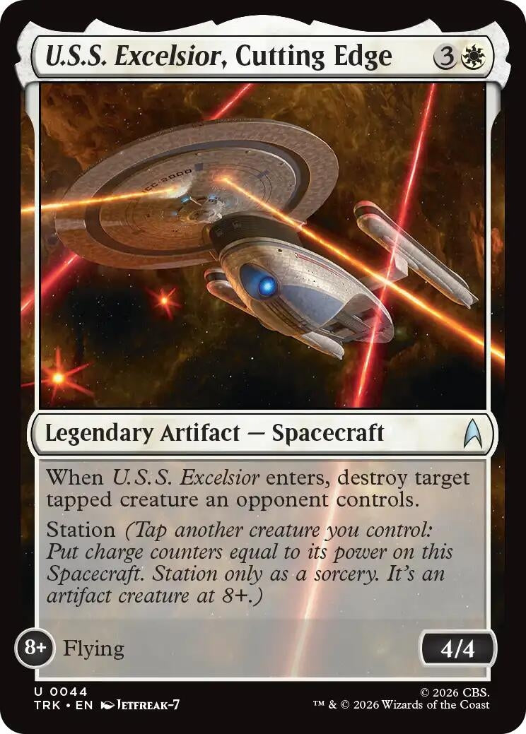 Image for U.S.S. Excelsior, Cutting Edge (44) (TRK) - Magic: The Gathering