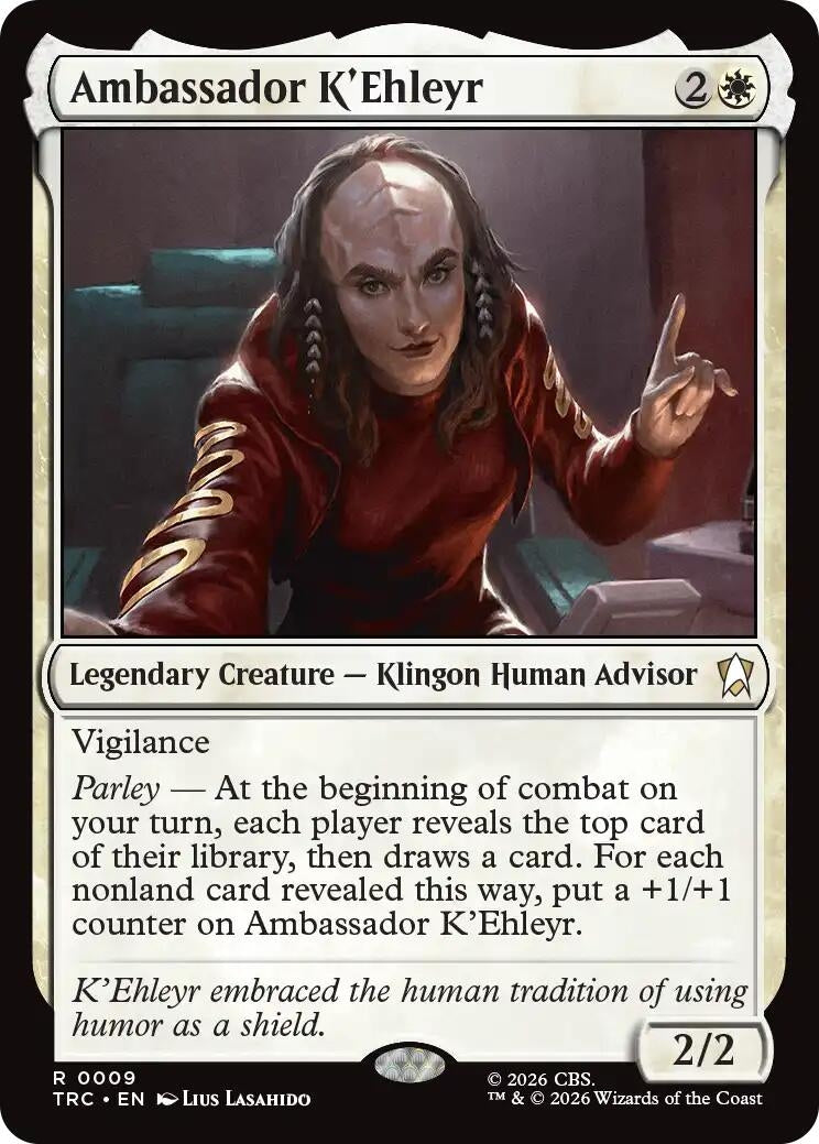 Image for Ambassador K'Ehleyr (9) (TRC) - Magic: The Gathering