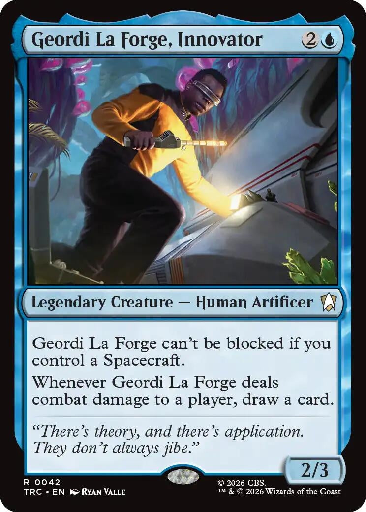 Image for Geordi La Forge, Innovator (42) (TRC) - Magic: The Gathering