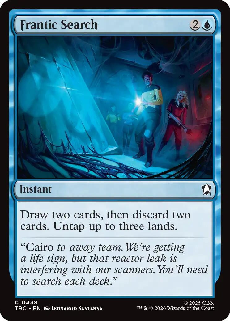Image for Frantic Search (Surge Foil) (438) (TRC) - Magic: The Gathering