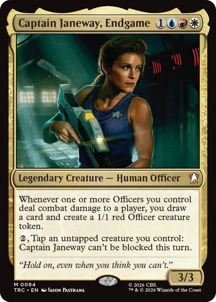 Image for Captain Janeway, Endgame (Surge Foil) (84) (TRC) - Magic: The Gathering