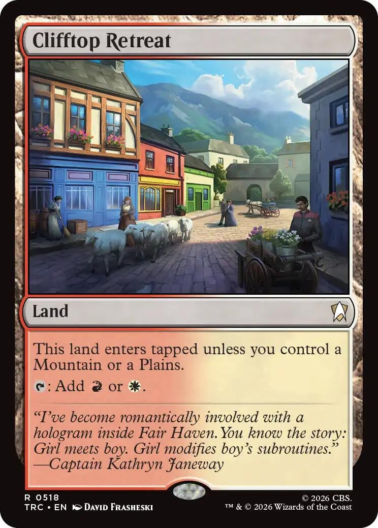 Image for Clifftop Retreat (518) (TRC) - Magic: The Gathering