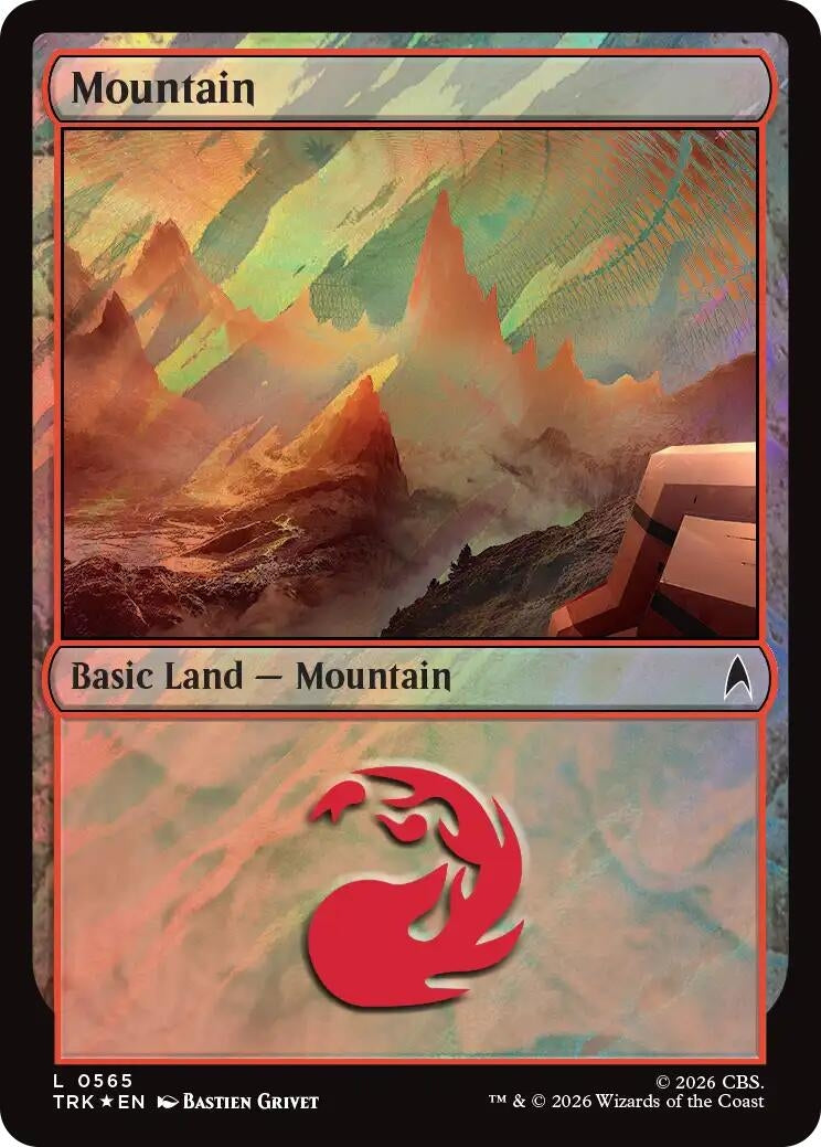Image for Mountain (0565) (Surge Foil) (565) (TRC) - Magic: The Gathering