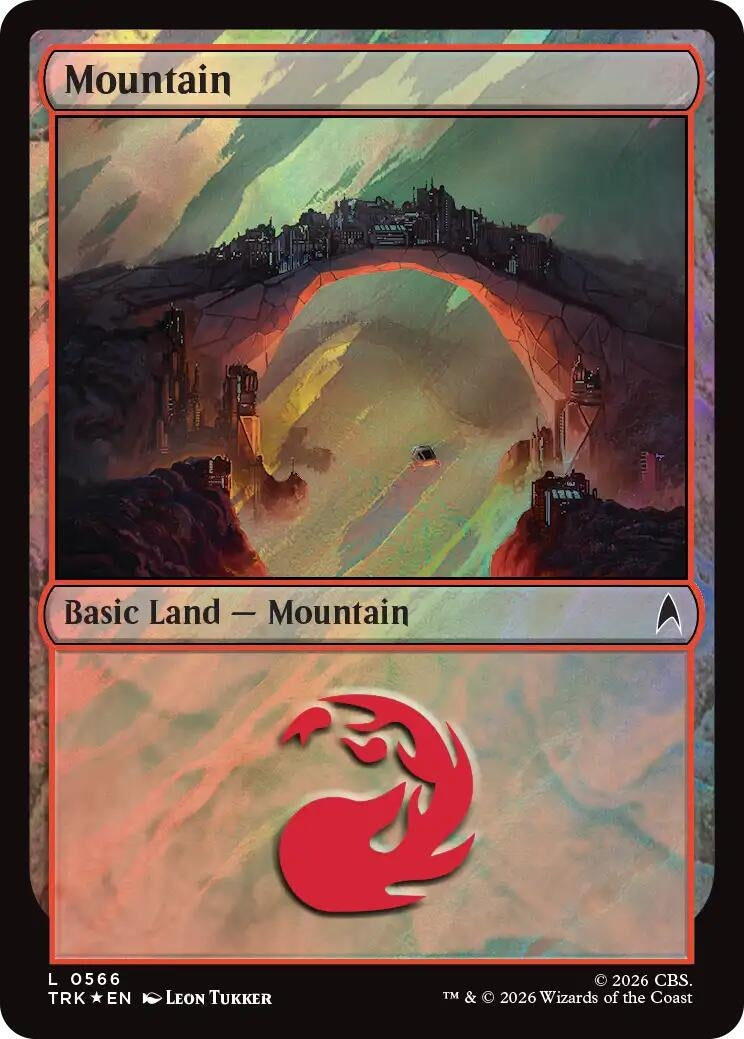 Image for Mountain (0566) (Surge Foil) (566) (TRC) - Magic: The Gathering
