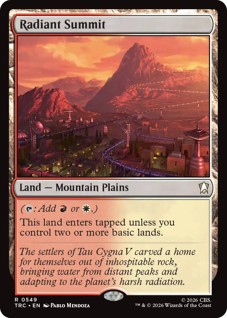 Image for Radiant Summit (549) (TRC) - Magic: The Gathering