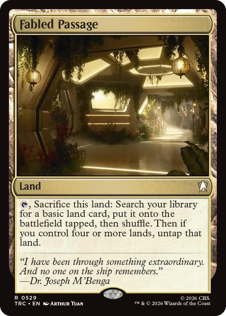 Image for Fabled Passage (Surge Foil) (529) (TRC) - Magic: The Gathering