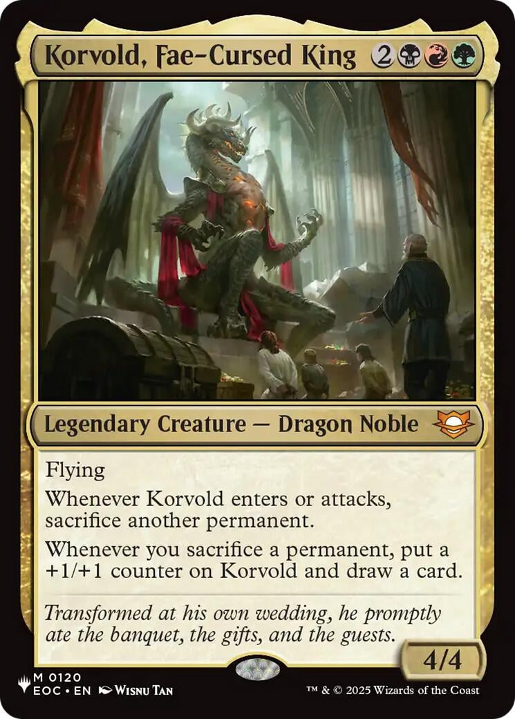 Image for Korvold, Fae-Cursed King (EOC) (120) (LIST) - Magic: The Gathering