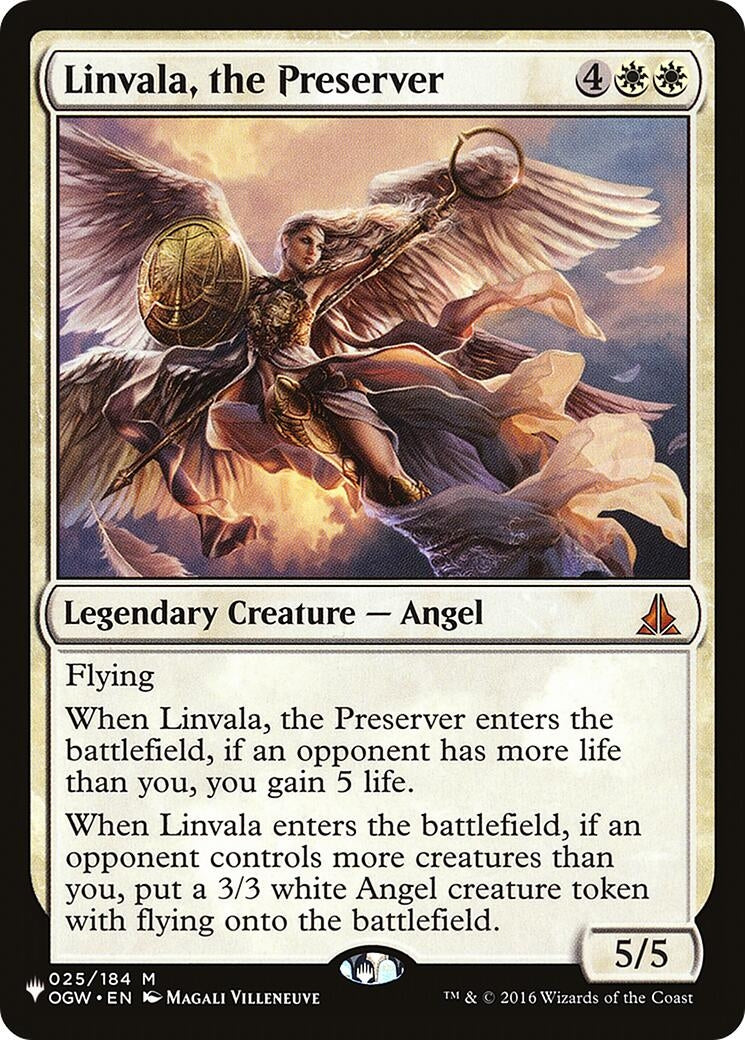 Image for Linvala, the Preserver (25) (LIST) - Magic: The Gathering
