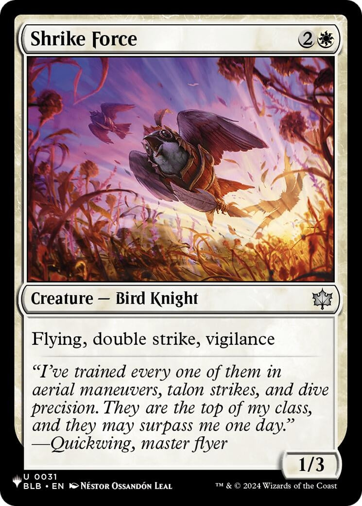 Image for Shrike Force (31) (LIST) - Magic: The Gathering