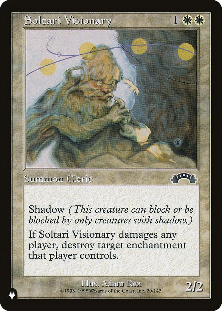 Image for Soltari Visionary (20) (LIST) - Magic: The Gathering