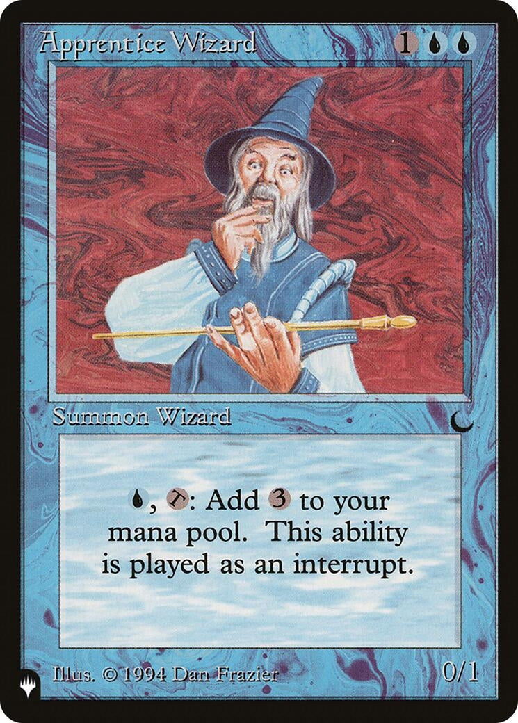 Image for Apprentice Wizard (LIST) - Magic: The Gathering