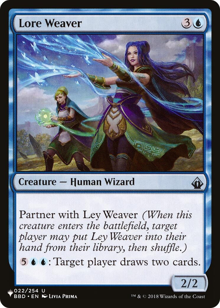 Image for Lore Weaver (22) (LIST) - Magic: The Gathering