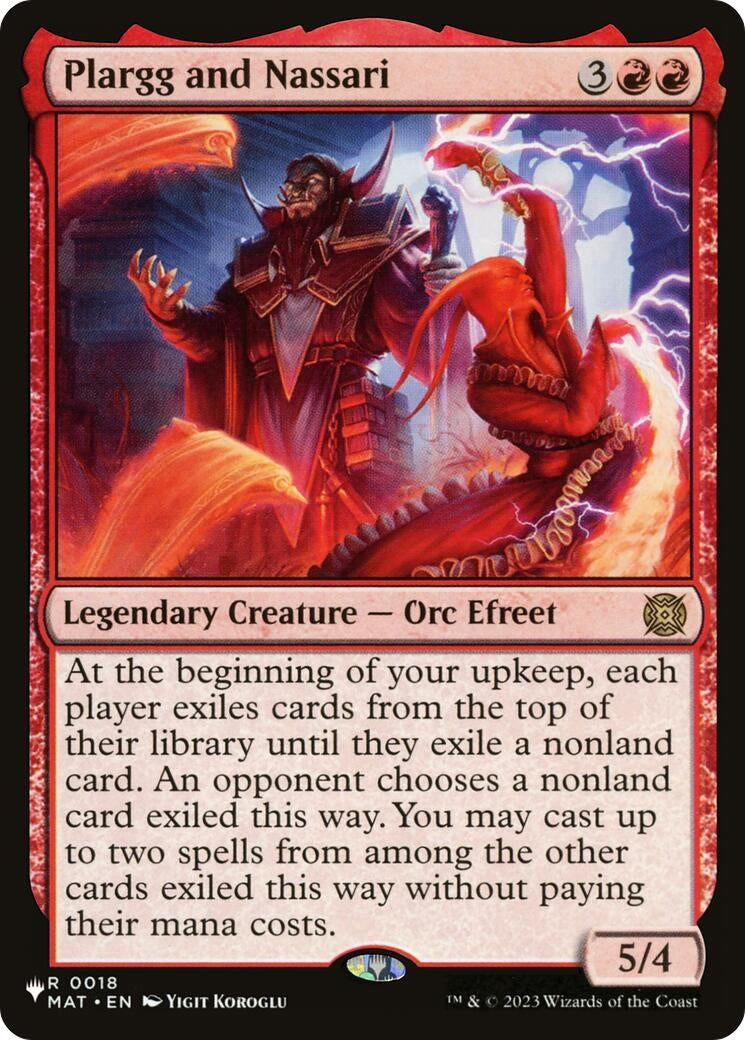 Image for Plargg and Nassari (18) (LIST) - Magic: The Gathering