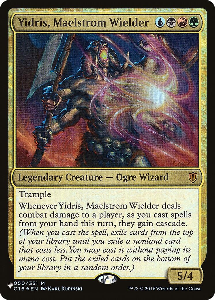 Image for Yidris, Maelstrom Wielder (50) (LIST) - Magic: The Gathering