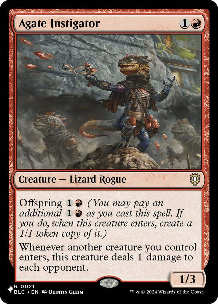 Image for Agate Instigator (21) (LIST) - Magic: The Gathering
