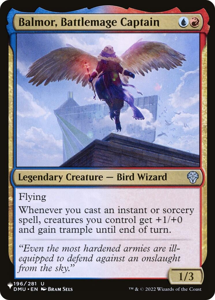 Image for Balmor, Battlemage Captain (196) (LIST) - Magic: The Gathering