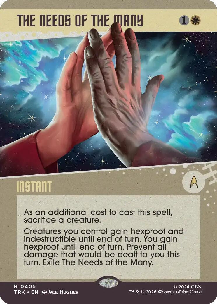 Image for The Needs of the Many (Showcase) (405) (TRK) - Magic: The Gathering