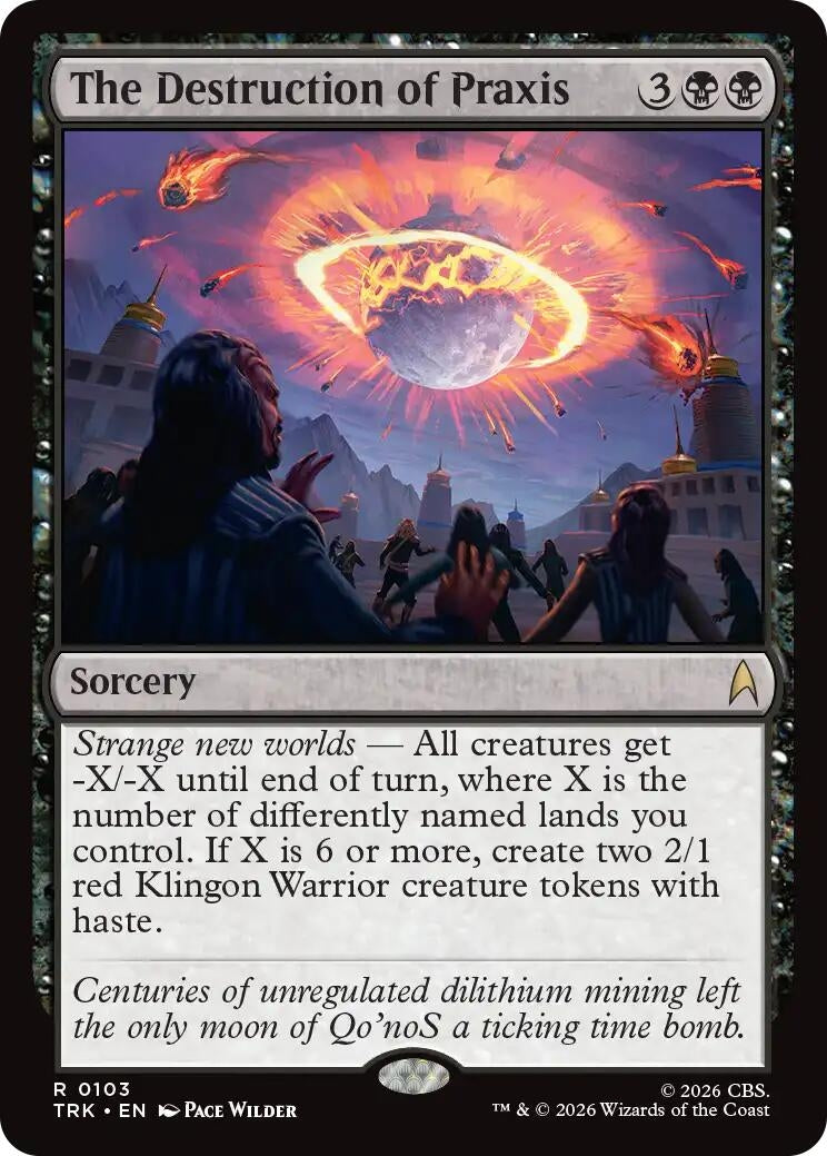 Image for The Destruction of Praxis (103) (TRK) - Magic: The Gathering