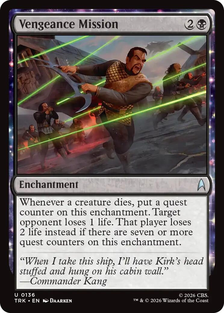 Image for Vengeance Mission (136) (TRK) - Magic: The Gathering