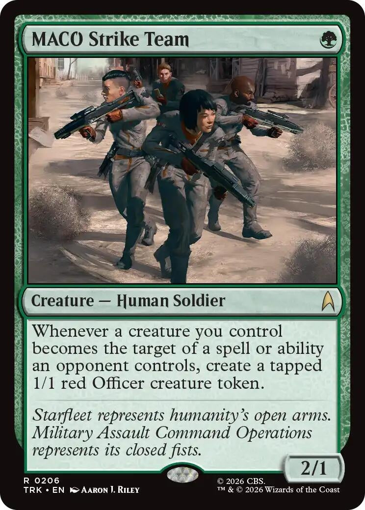 Image for MACO Strike Team (206) (TRK) - Magic: The Gathering