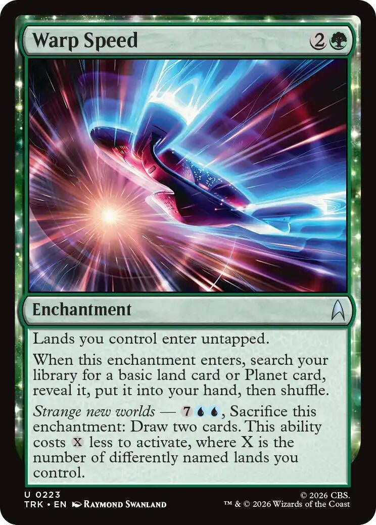 Image for Warp Speed (223) (TRK) - Magic: The Gathering